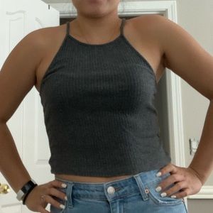 Gray tank top